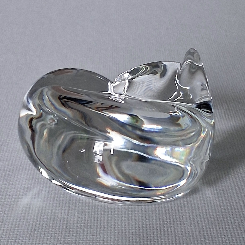 Steuben Crystal Sleeping Cat